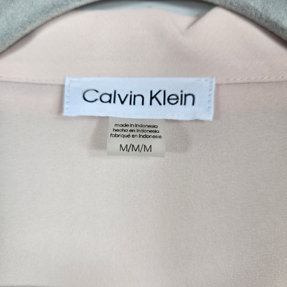 Pink long sleeve Calvin Klein shirt - Picture 3 of 6